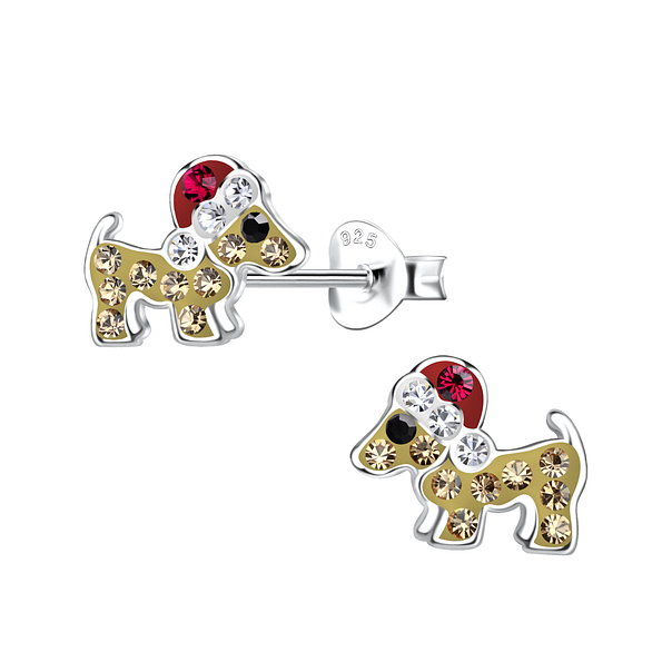 Wholesale Sterling Silver Dog Ear Studs - JD20599