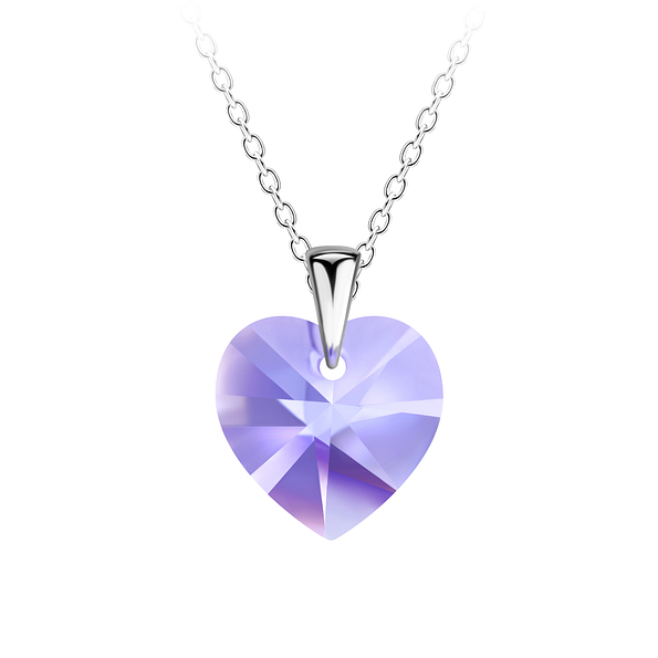 Wholesale Sterling Silver Heart Necklace - JD20676