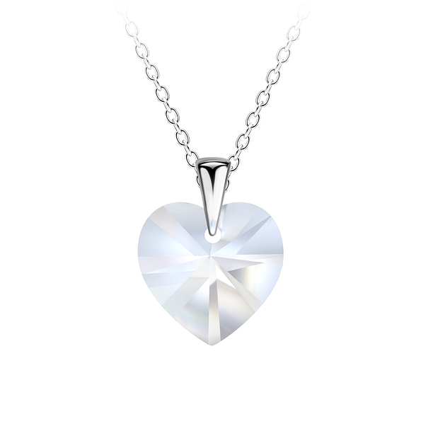 Wholesale Sterling Silver Heart Necklace - JD20678