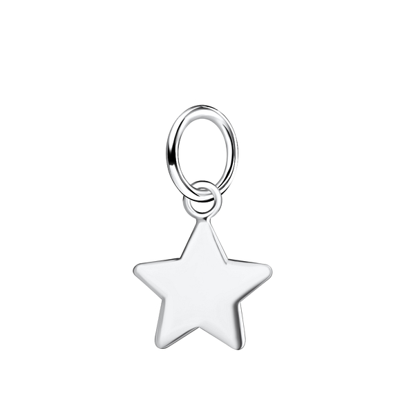 Wholesale Sterling Silver Star Pendant - JD10647