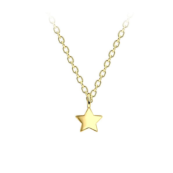 Wholesale Sterling Silver Star Necklace - JD20829