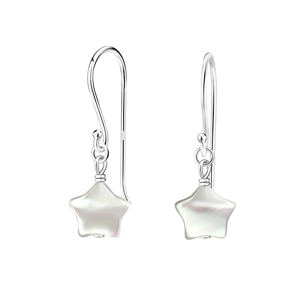 Wholesale Sterling Silver Star Earrings - JD21121