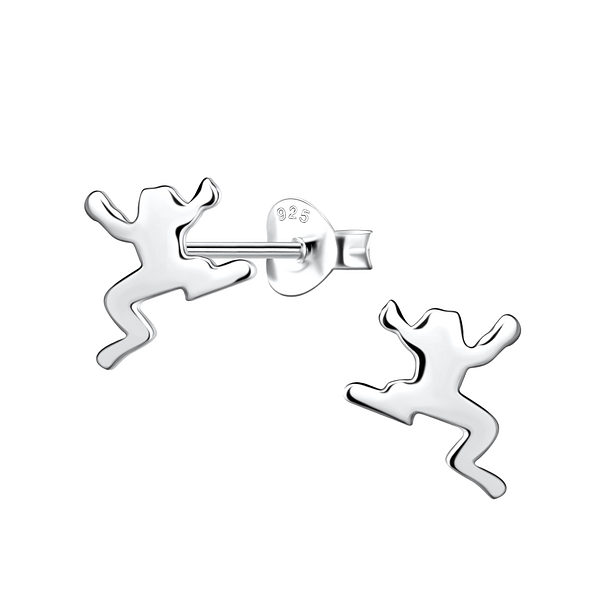 Wholesale Sterling Silver Frog Ear Studs - JD21241