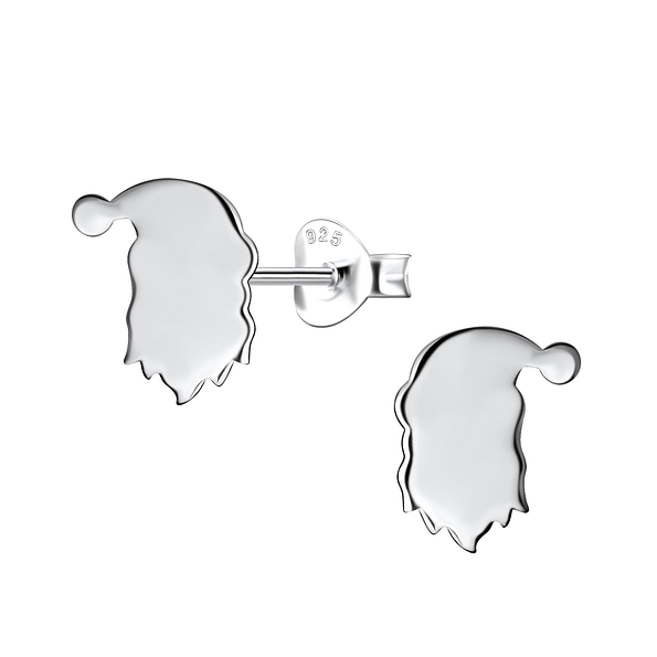 Wholesale Sterling Silver Santa Claus Ear Studs - JD21384