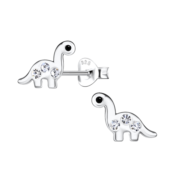 Wholesale Sterling Silver Dinosaur Ear Studs - JD21247