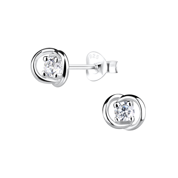 Wholesale Sterling Silver Geometric Ear Studs - JD21401