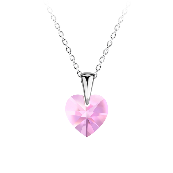 Wholesale Sterling Silver Heart Necklace - JD21328