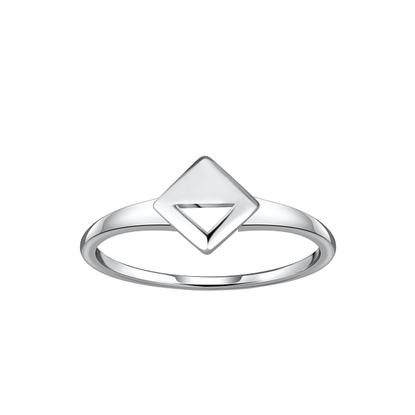 Wholesale Sterling Silver Square Ring - JD21260