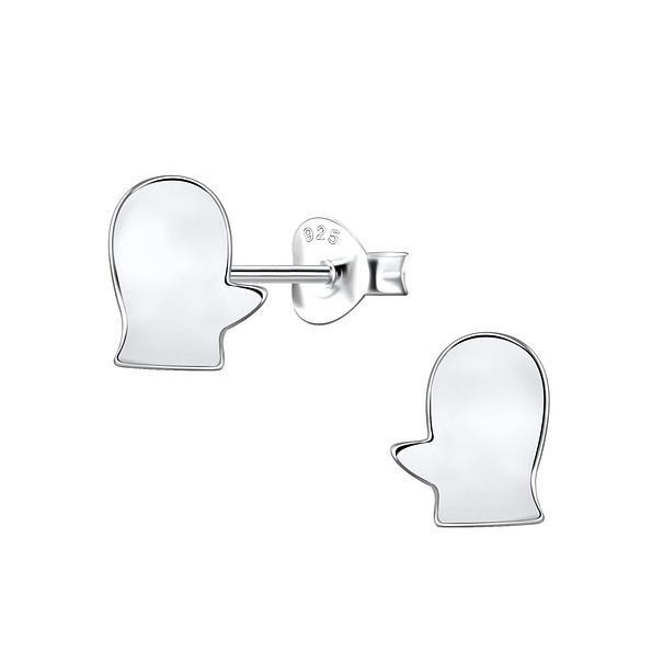 Wholesale Sterling Silver Glove Ear Studs - JD20229