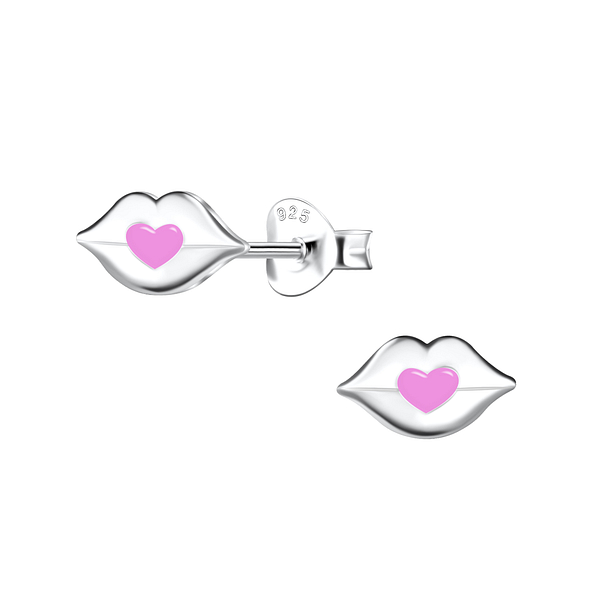 Wholesale Sterling Silver Lips Ear Studs - JD21412