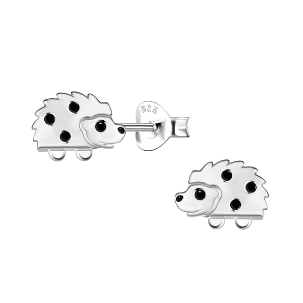 Wholesale Sterling Silver Hedgehog Ear Studs - JD21530