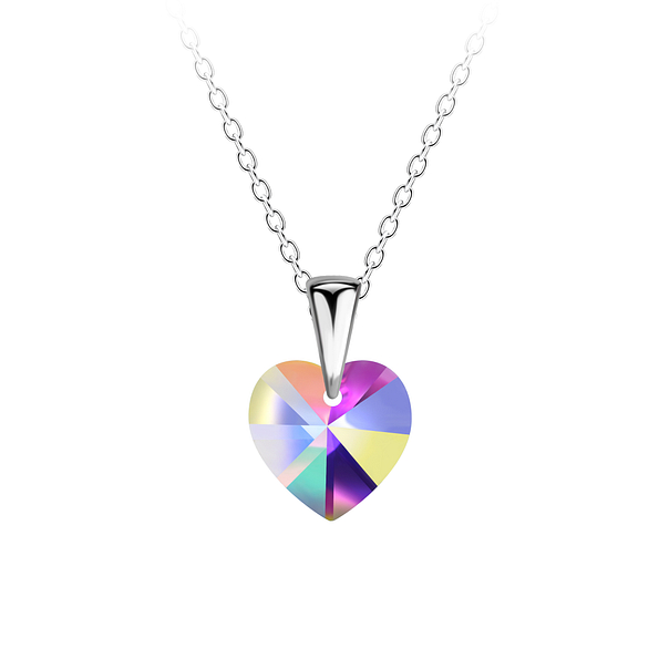 Wholesale Sterling Silver Heart Necklace - JD21469