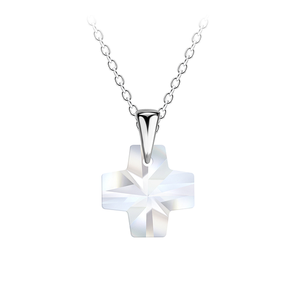 Wholesale Sterling Silver Cross Necklace - JD21464