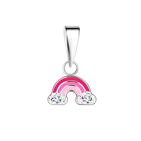 Wholesale Sterling Silver Rainbow Pendant - JD21062