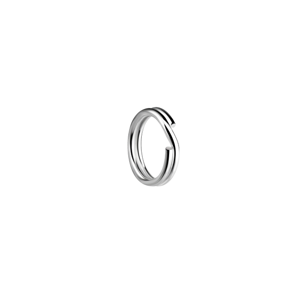 Wholesale Sterling Silver Split Ring - Pack of 10 Pieces - JD21348