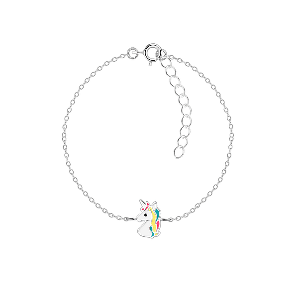 Wholesale Sterling Silver Unicorn Bracelet - JD20924