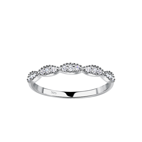 Wholesale Sterling Silver Patterned Ring - JD21359