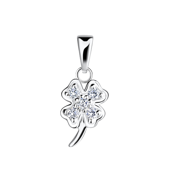 Wholesale Sterling Silver Clover Pendant - JD21501