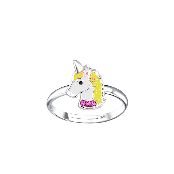 Wholesale Sterling Silver Unicorn Adjustable Ring - JD20794