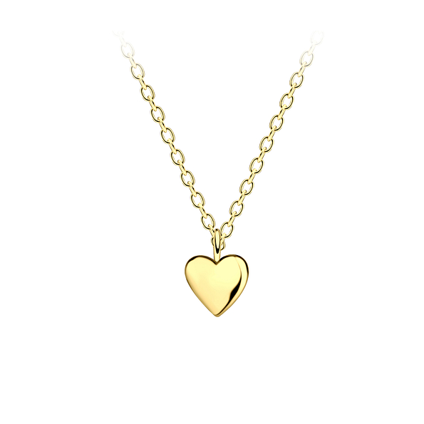 Wholesale Sterling Silver Heart Necklace - JD21311