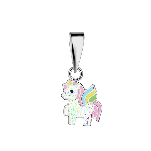 Wholesale Sterling Silver Unicorn Pendant - JD20586