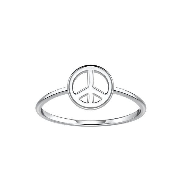 Wholesale Sterling Silver Peace Ring - JD21746