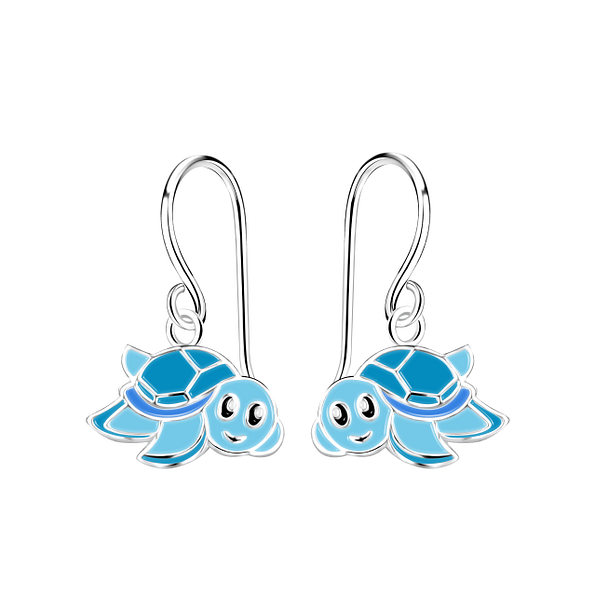 Wholesale Sterling Silver Turtle Earrings - JD11571