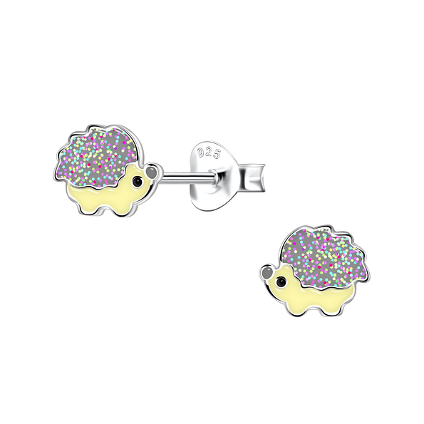 Wholesale Sterling Silver Hedgehog Ear Studs - JD22028