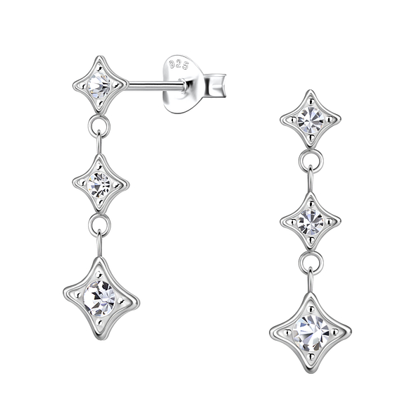 Wholesale Sterling Silver Stars Ear Studs - JD22012