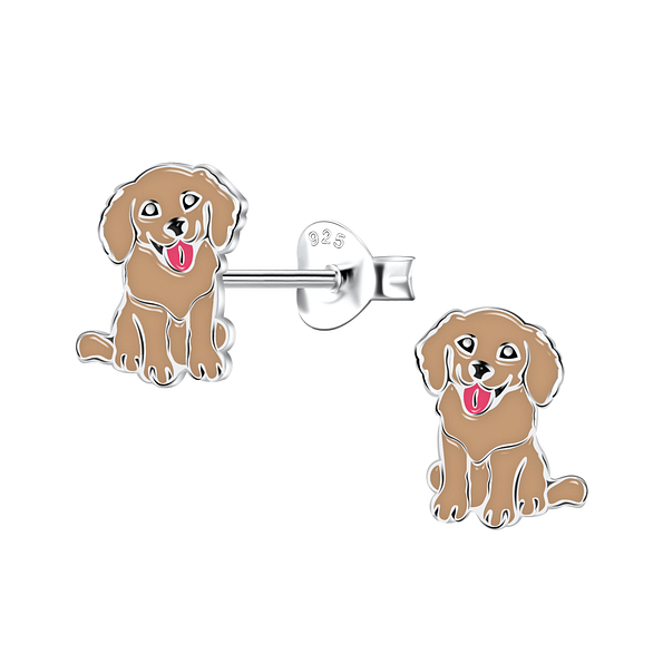 Wholesale Sterling Silver Dog Ear Studs - JD22064