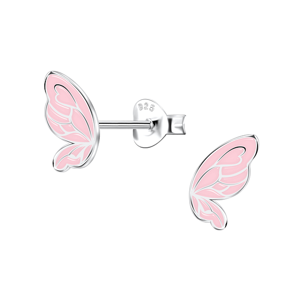 Wholesale Sterling Silver Butterfly Ear Studs - JD22098