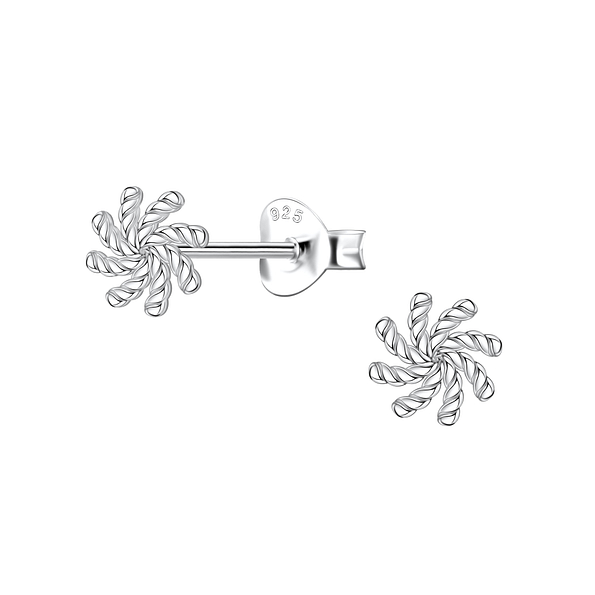 Wholesale Sterling Silver Twisted Ear Studs - JD22108