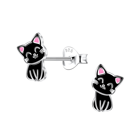 Wholesale Sterling Silver Cat Ear Studs - JD22146