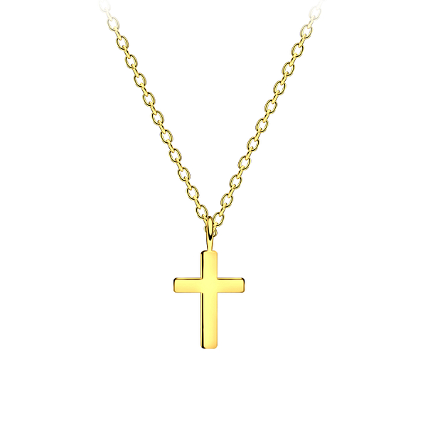 Wholesale Sterling Silver Cross Necklace - JD22226