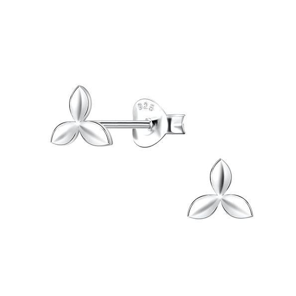 Wholesale Sterling Silver Flower Ear Studs  - JD22421