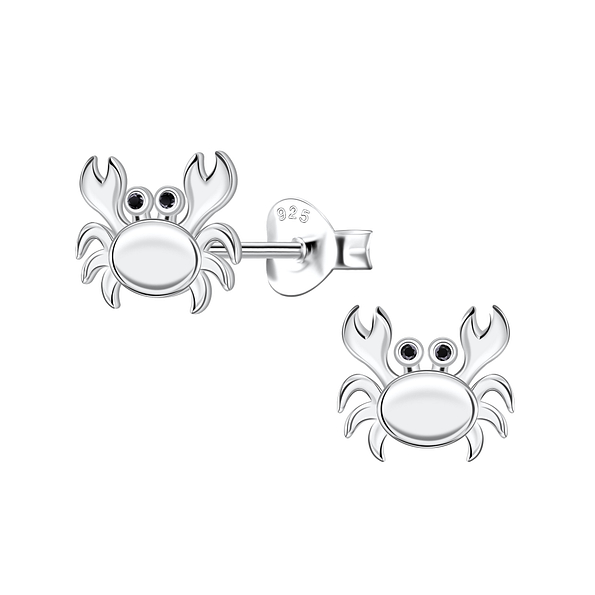 Wholesale Sterling Silver Crab Ear Studs - JD23270