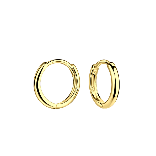 Wholesale 11mm Sterling Silver Huggie Earrings - JD23213