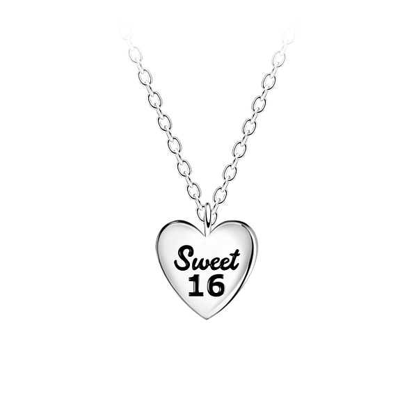 Wholesale Sterling Silver Sweet 16 Necklace - JD23082