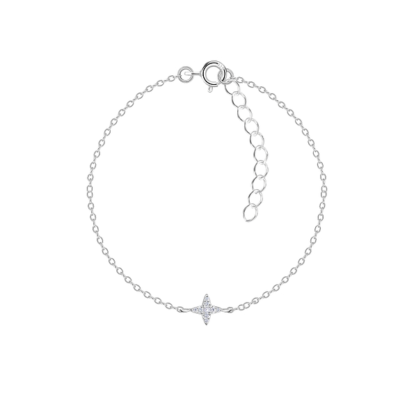 Wholesale Sterling Silver Star Bracelet - JD22621