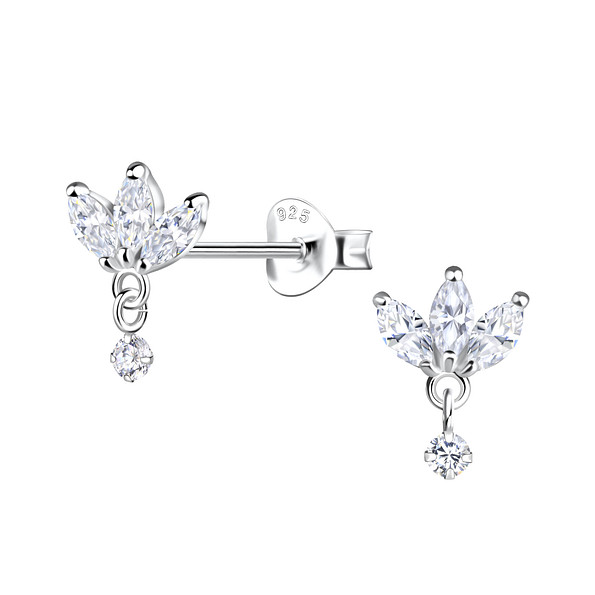Wholesale Sterling Silver Geometric Ear Studs  - JD22450