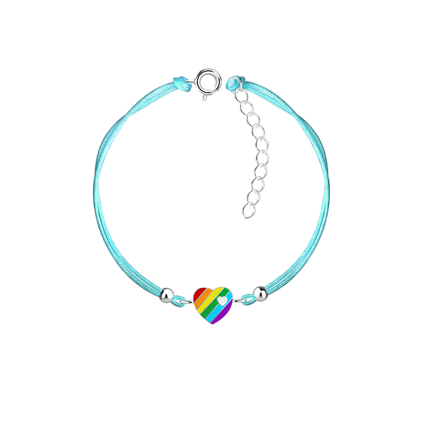 Wholesale Sterling Silver Heart Bracelet - JD23229