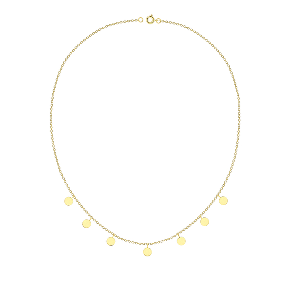 Wholesale Sterling Silver Round Necklace - JD22229