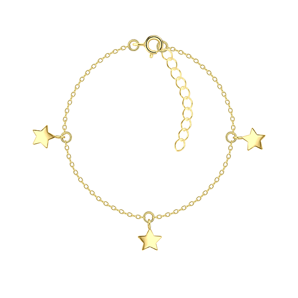 Wholesale Sterling Silver Star Bracelet - JD22251