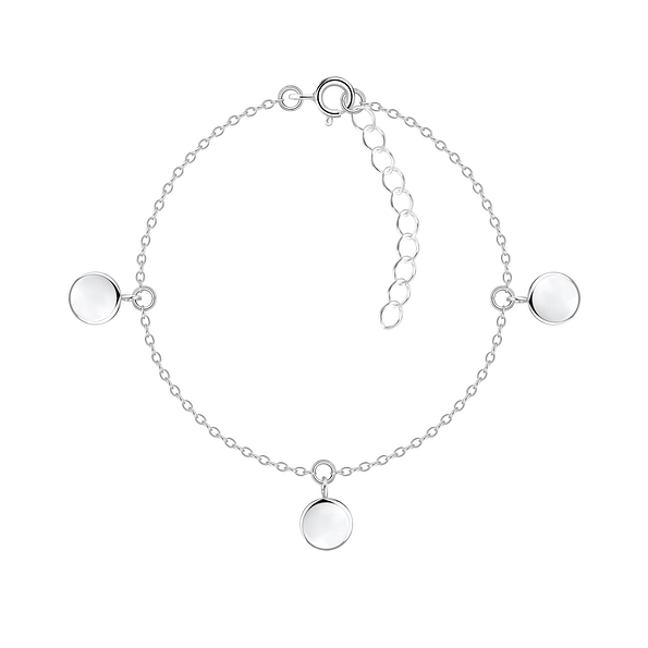 Wholesale Sterling Silver Round Bracelet - JD22252