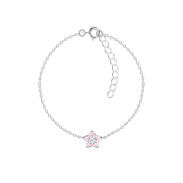 Wholesale Sterling Silver Star Bracelet - JD22290