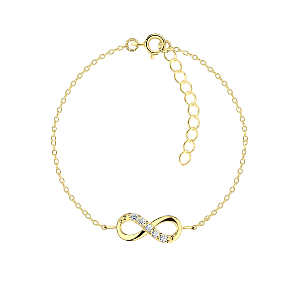 Wholesale Sterling Silver Infinity Bracelet - JD22131