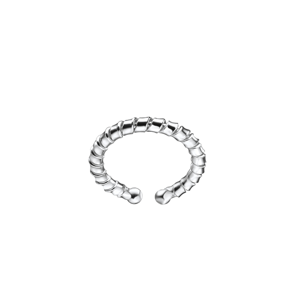 Wholesale Sterling Silver Patterned Ear Cuff - JD23129