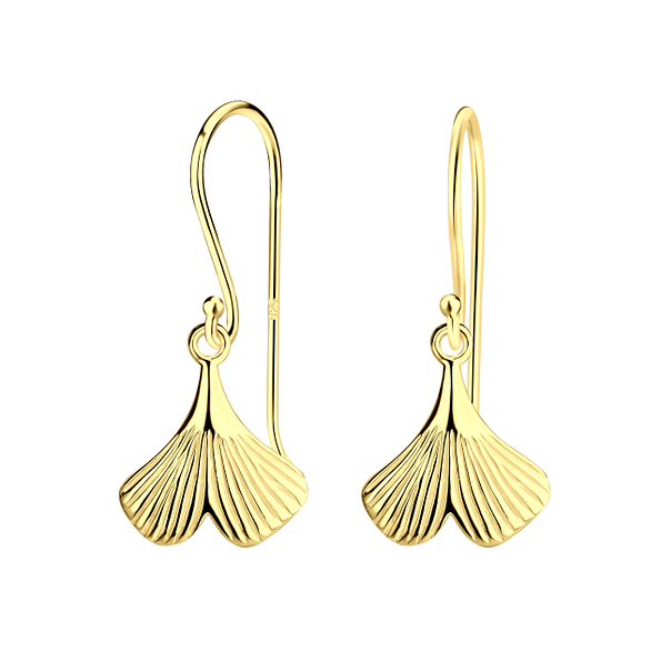 Wholesale Sterling Silver Ginkgo Leaf Pendant - JD21890