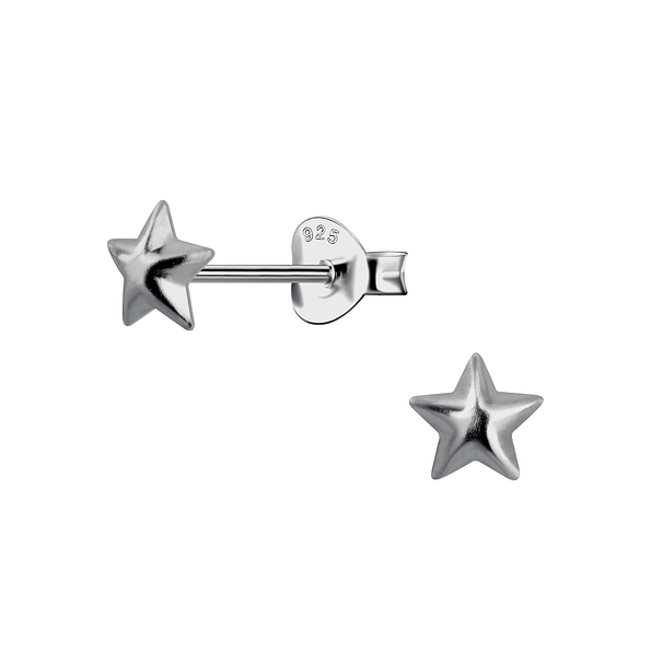 Wholesale Sterling Silver Star Ear Studs - JD22283