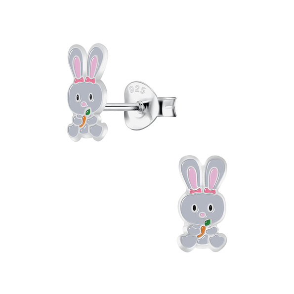 Wholesale Sterling Silver Rabbit Ear Studs - JD23207